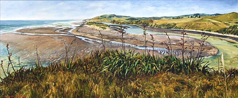 Graham Downs nz landscape oil painter, fine artist
